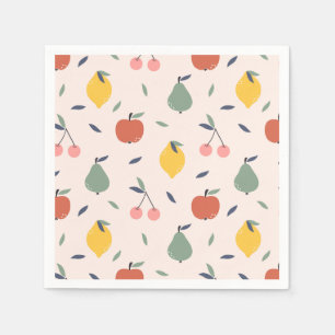 Guardanapo De Papel Padrão de Fruta cômoda