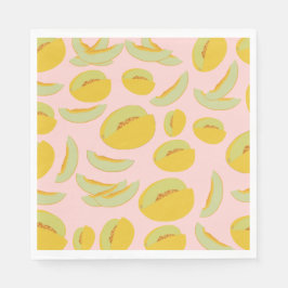 Guardanapo De Papel Padrão de Fruta dos Melões de Honeydew