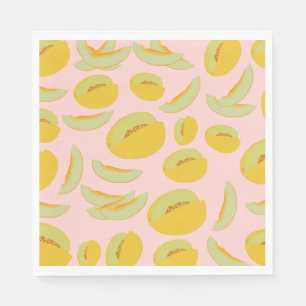 Guardanapo De Papel Padrão de Fruta dos Melões de Honeydew