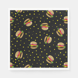 Guardanapo De Papel padrão de hambúrguer