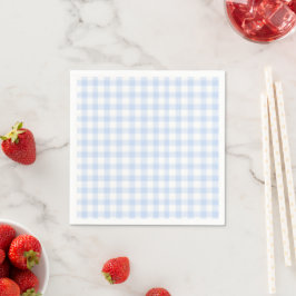 Guardanapo De Papel Padrão de Hortênsia Azul Floral Botânico Aquarela