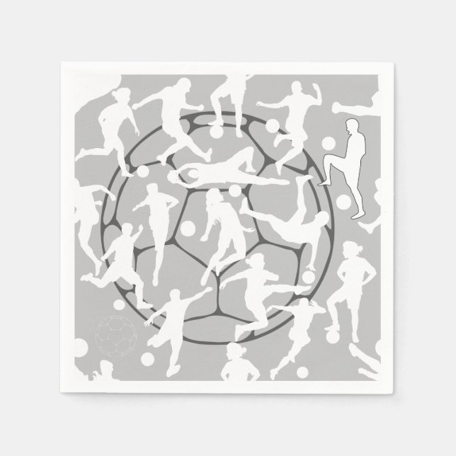 Guardanapo De Papel Padrão de jogo de futebol.b (Frente)