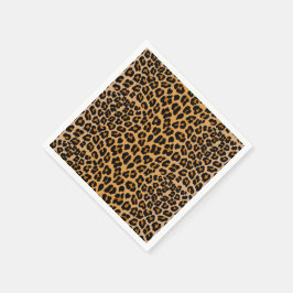 Guardanapo De Papel Padrão de leopardo guepardo