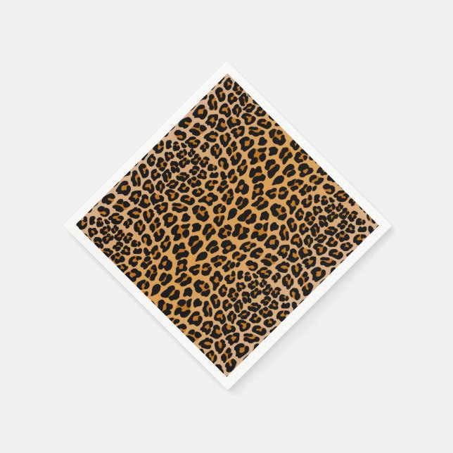 Guardanapo De Papel Padrão de leopardo guepardo (Canto)