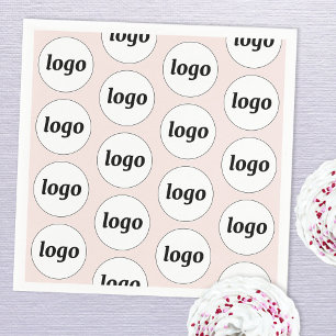 Guardanapo De Papel Padrão de logotipo simples Promocional cor-de-rosa