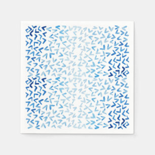 Guardanapo De Papel Padrão de marca de seleção de cor azul Shibori