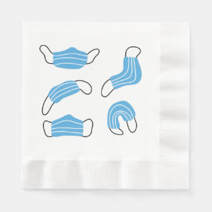 Guardanapo De Papel Padrão de máscara médica