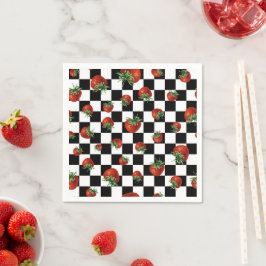 Guardanapo De Papel Padrão de Morango