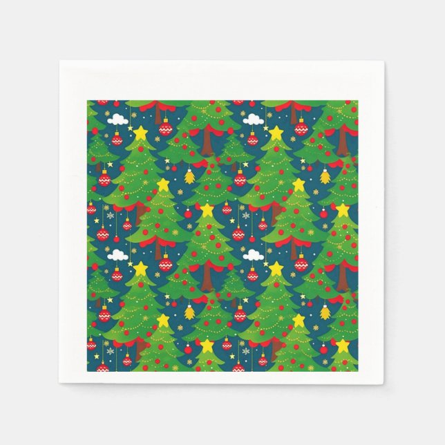 Guardanapo De Papel Padrão de Natal 2 - Papel Nápoles (Frente)