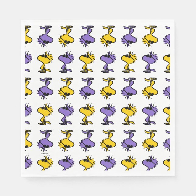 Guardanapo De Papel Padrão de óculos solares Legal de madeira (Frente)