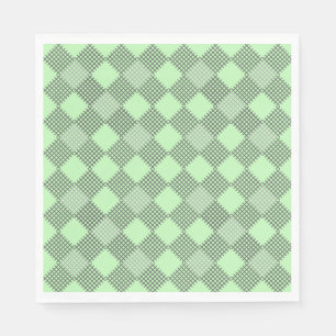 Guardanapo De Papel Padrão de patches verificado 01 w Lgreen BG