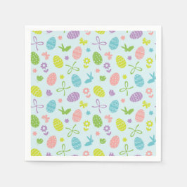 Guardanapo De Papel Padrão de Primavera de Páscoa de de colorida | Gua