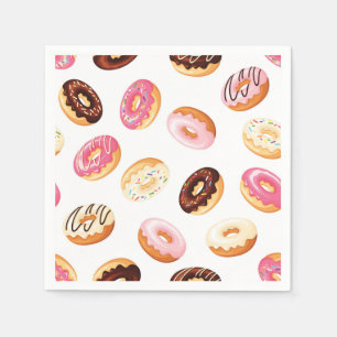 Guardanapo De Papel Padrão de Rosquinha doce