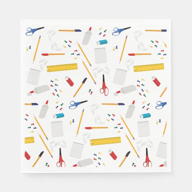 Guardanapo De Papel Padrão de Suprimentos de Escritório e Artesanatos  (Frente)