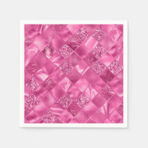 Padrão de tecelagem quadrada de multitextura rosa