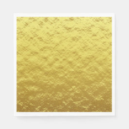 Guardanapo De Papel Padrão de Textura Dourada (Brilho Luxuoso do Ouro)
