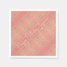 Guardanapo De Papel Padrão de Tipo Floral Delicado