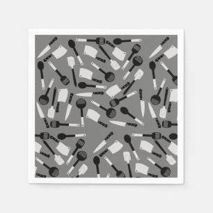 Guardanapo De Papel Padrão de Utensílios de cozinhar