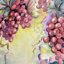 Guardanapo De Papel Padrão de Uva Vermelha Luxuosa