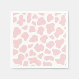 Guardanapo De Papel Padrão de Vaca Rosa