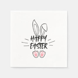 Guardanapo De Papel padrão do felz pascoa
