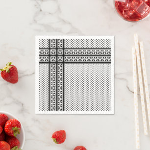 Guardanapo De Papel Padrão do Keffiyeh Símbolo da Resistência da Pales