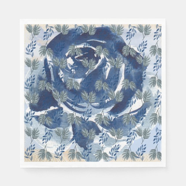 Guardanapo De Papel Padrão Floral (Frente)