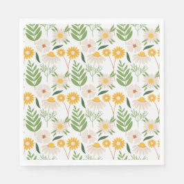 Guardanapo De Papel Padrão Floral