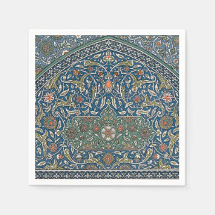 Guardanapo De Papel Padrão Floral Arabesco Decorativo Vintage