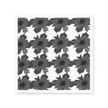 Padrão Floral Chic Moderno e Abstrato