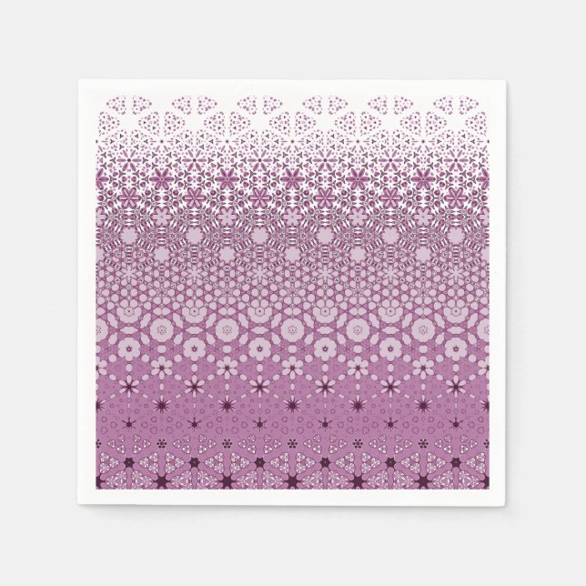 Guardanapo De Papel Padrão Floral de Metamorfose (Frente)