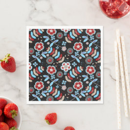 Guardanapo De Papel Padrão Floral Povo Ousado