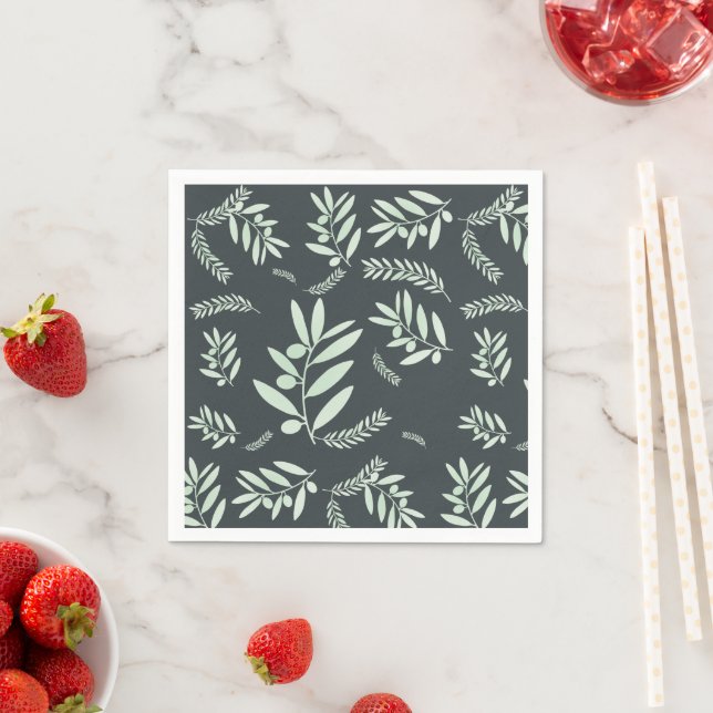 Guardanapo De Papel Padrão Natural do Branqueamento Nápoles - Elegante (Insitu)