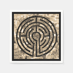 Guardanapo de papel padrão para coquetel LABYRINTH