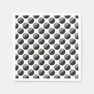 Guardanapo De Papel Padrão Preto e Branco de Muitas Luas
