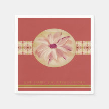 Padrão Rosa rosa com Acento Floral