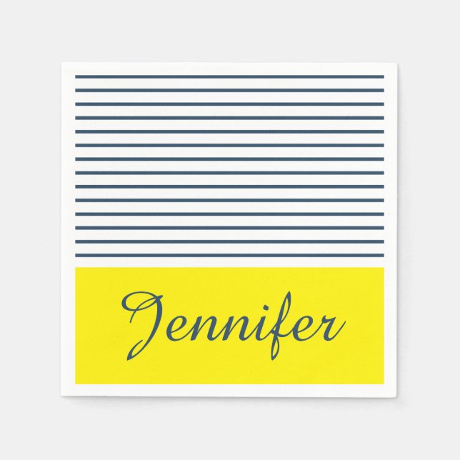 Guardanapo De Papel Padrão striptep moderno (Frente)