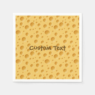 Guardanapo De Papel Padrão suíço de queijo