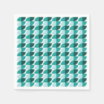 Padrão teal Napkin