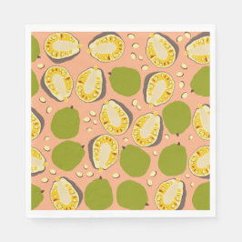 Guardanapo De Papel Padrão Tropical de Colza de Verão - Fruta exótica