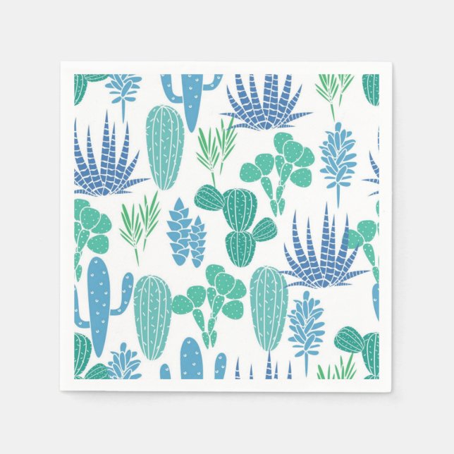 Guardanapo De Papel Padrão vegetal (Frente)