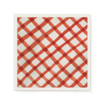 Padrão Xadrez Gingham Pintado à Mão em Aquarela Ve