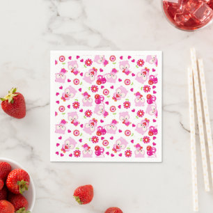 Guardanapo De Papel Padrões De Corujas, Corujas Frescas, Corujas Rosa,