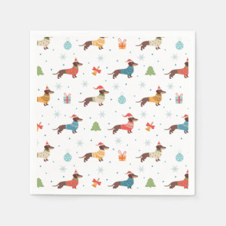 Guardanapo De Papel Padrões de xingamentos de Natal