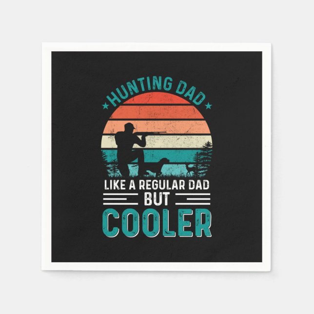 Guardanapo De Papel Pai de caça (Frente)