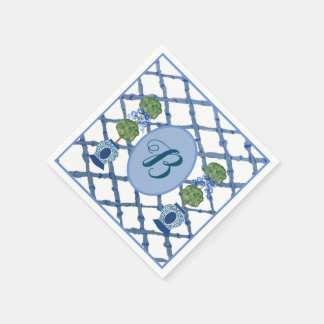 Guardanapo De Papel Painted Topiary Chinoiserie Ginger Jars Jar 