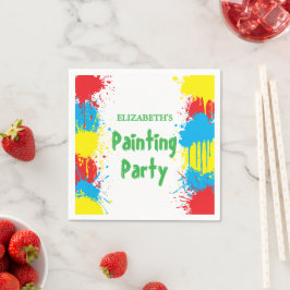 Guardanapo De Papel Painting Party Kids Birthday