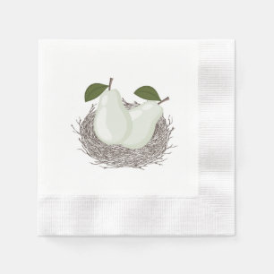 Guardanapo De Papel Pair Twin Chá de fraldas Napkin
