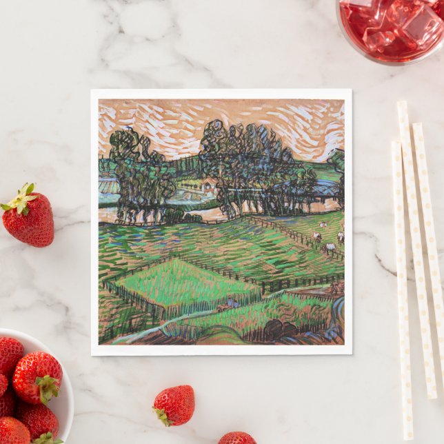 Guardanapo De Papel Paisagem com Ponte sobre o Oise (Insitu)