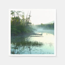 Guardanapo De Papel Paisagem de Árvore Água Marsh